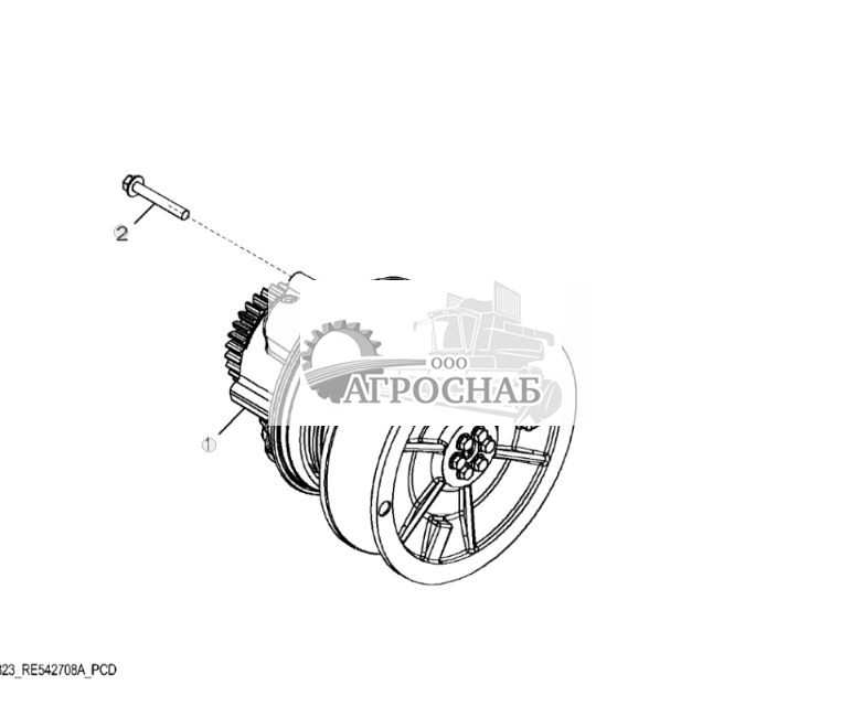 2323 Привод вентилятора на двигателе - ST357209 991.jpg